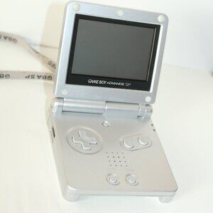 Nintendo Gameboy Advance SP Silver AGS-001 2002